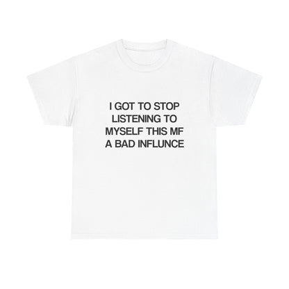 Got to stop listening to myself