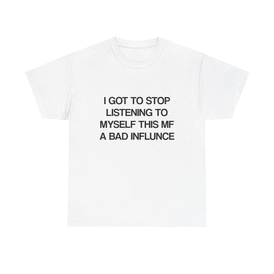 Got to stop listening to myself
