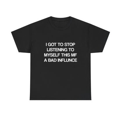 Got to stop listening to myself
