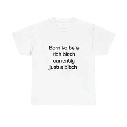 Born to Be a Rich Bitch, Currently Just a Bitch